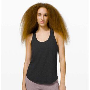 Lululemon Love Tank Racerback Heather Black Size 6